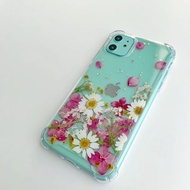 乾燥花手機殼 優雅的午後 IPHONE押花手作手機殼