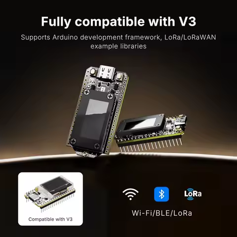 Ingenious-Lora 32 V4 ESP32 SX1262 GPS Module 0.96Inch OLED Display Solar Powered Dev-Board Mesh Netw