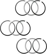 3 PCS D902 Piston Rings STD 72mm Compatible with Kubota D902 Rings For BX2380 BX23S BX25DLB KX018 KX