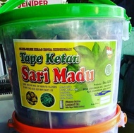 Tape Ketan Khas Kuningan / Tape Sari Madu isi 50 Pcs kemasan Tupperware