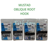 FISHDOM MEBAO MUSTAD OBLIQUE ROOT JIG HEAD FISHING HOOK MATA KAIL UMPAN PANCING