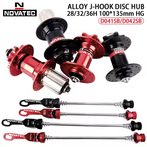 NOVATEC MTB Hub 28 32 36 Holes 8 9 10 11 12 Speed Front Rear Mountain Bicycle HG Cube D041SB D042SB 