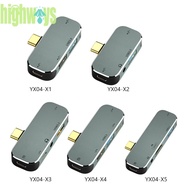 Type-C Hub to 3.55mm PD100W USB3.0/USB2.0/USB3.1 HDMI-Compatible Extender [highways.my]