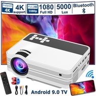 Portable 4k Professional Projector With Wifi Bluetooth 8500lm