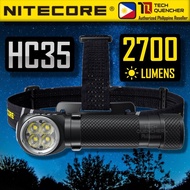 Popular Discounts Nitecore HC35 Headlamp Flashlight - 2700 Lumens - Magnetic Tail - USB Charging - L