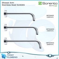 Sorento Bathroom Stainless Steel Round Shower Arm SRTSA 830 831 Shower Head