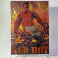 TEDDY SHERINGHAM Football Card MANCHESTER U. RED HOT (Limited Ed 4661 of 8 000) FUTERA 1998 (Top-Bot
