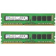 Samsung RAM DDR3L 16GB (2X8GB) 1600MHz เมโมรี่การ์ด1.35V 240Pin ECC UDIMM 8GB 2Rx8 PC3L-12800E ECC Unbuffered
