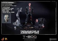 ~熊貓熊~二手 Hot Toys 1/6 DX13 特別版 魔鬼終結者2 Terminator 2 T-800 戰損版