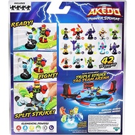 Legends of Akedo Powerstorm Warrior Collector Pack - 4 Mini Battling Action Figures Including 1 Ultra Rare Warrior and 1