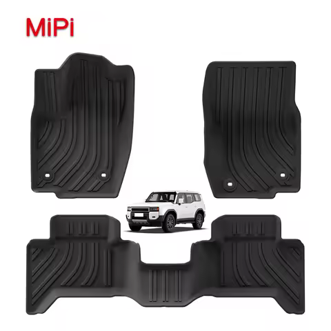 TPE 3D Car Floor Mat 5 Seats LHD RHD for Toyota Land Cruiser LC250 Prado 2024 Fuel Car Mat Waterproo