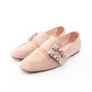 【二手】Roger Vivier 女士休閒鞋 Mini Broche 絨面革鞋 Mini Broche 樂福鞋 二手 B