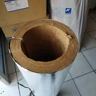 Rockwool Pipa Lapis Aluminium Foil 1/2" 3/4" 1" 11/4" 11/2" 2" 21/2" 3" 4" 5" 6" 8" 10" 12" 14" 16" 