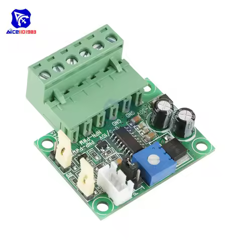diymore Analog Voltage to PWM Signal Converter 0-5V/0-10V Analog Input Voltage to 0-100% PWM Signal 
