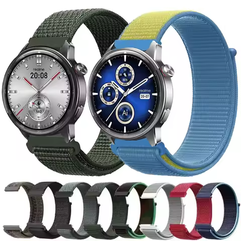 22mm Soft Nylon Loop For Realme Watch S2 Smartwatch Wristband For Realme Watch 5/Realme S S Pro 2 2P