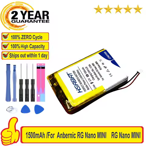 Top Brand 100% New 1500mAh Battery for Anbernic RG Nano MINI Batteries