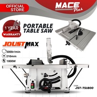 Joustmax JST-TS1800 1800W Joustmax Table Saw Portable Wood Working Saw Machine 210mm Saw Blade