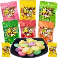 China Taiwan Show Teasing Sour Candy Lemon Fruit Candy Tricky Funny Nostalgic Snacks Super Sour Hall