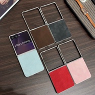 Mobile Phone Case For Samsung Galaxy Z Flip 7 Flip7 FLIP7 5G Business Leather Magnetic Folding Prote