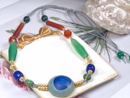 Tibetan Dzi Beads Sheep Eyed Dzi Beads One Eyed Dzi Beads Necklaces 藏传样板眼天珠一眼天珠项链 27.5mm