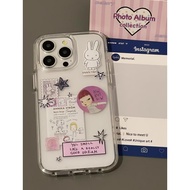 Phone Phone Case Suitable for iPhone 7 8 X XS XR XSMAX 11 12 13 14 15 16 Pro max Plus Bunny Yoshitom