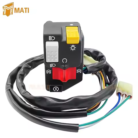 M MATI Left Handlebar Switch Start Kill Stop Headlight for Honda TRX250 TRX250EX Sportrax 250 EX 200