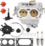 Carburetor with Fuel Pump for Generac 0K1588 Replace 0G4612 0F9035 GP15000 GP17500 GT990 Carb