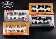 原裝德產Schaller M6帶鎖4x2 3X3單邊雙邊45度孔吉他卷弦器琴鈕