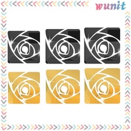 [Wunit] DIY Rose Pattern Acrylic Mirror Wall Sticker for Windows,