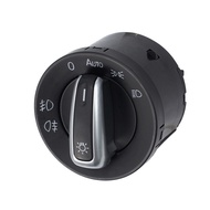 BEST Car Headlight Fog Light Lamp Control Switch Accessories For VW Passat B6 B7 Jetta Golf GTI Mk5 