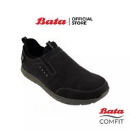 Bata COMFIT MENS CASUAL รองเท้าลำลองชาย หนังเทียม แบบสวม สีน้ำตาล รหัส 8514661 / สีดำ รหัส 8516661 Mencasual Fashion