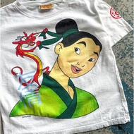 New Style National Trendy Hua Mulan Merchandise High Street Short Sleeve Men Women Same Style All-