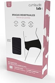 Cumlaude Lab Menstrual Pants for Menstruation and Urine Loss with 3 Integrated Layers, Medium Absorb