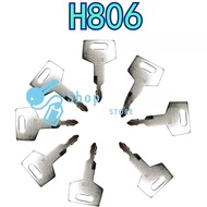 H806 Keys for Takeuchi Excavator Track Loader BU1698X2 Open Door Lock Key