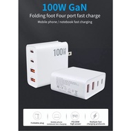 GaN 100W 65W 50W 48W Charger Adapter USB C Quick Charge QC3.0 Fast Charging PD 45W 20W Type C Cable