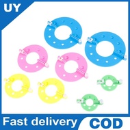 8PCS 4 sizes Fluff PomPom Maker Knitting Loom Kit