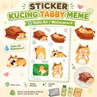 STICKER KUCING TABBY MEME DESIGN | Kalis Air | Sticker Kucing Comel | Cat Sticker Meme