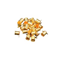 Lamp fitting lamp bulb socket flashlight gold E10 fitting