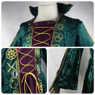 Women Hocus Pocus Winifred Sanderson Womens Cosplay Costume Dress Velvet Halloween Carnival Costumes