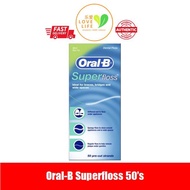 Oral-B (Oralb / oral b) Super Floss 50 strands (superfloss) braces, dental floss