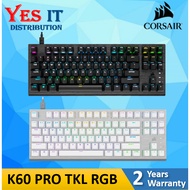 CORSAIR K60 PRO TKL RGB Tenkeyless Optical-Mechanical Gaming Keyboard CORSAIR OPX Switch (CH-911D01A