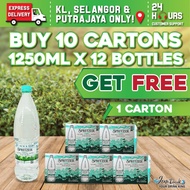 BUNDLE OF 10 CARTONS : SPRITZER MINERAL WATER 1250ML x 12 BOTTLES