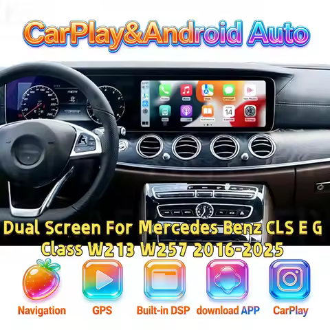 Qualcomm Multimedia Android Auto Stereo For Mercedes Benz CLS E G S Class W213 W257 W222 W463 2016-2