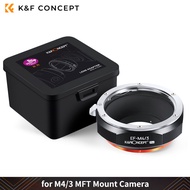 K & F Concept Adapter M42 Canon EOS Camera Mount Adapter Canon FD NIK(G) OM NIK To Four-Thirds M43 M