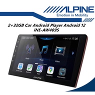 Alpine 2+32GB Car Android player Original Version Android 12 iNE-AW409S (Free Casing)