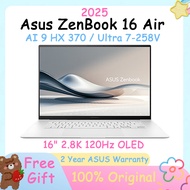2025 Asus Zenbook 16 Air Ryzen AI 9 HX 370 / Ultra 7-258V 16" 2.8K 120Hz OLED AsusZenbook16