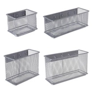 RAN Durable Refrigerator Wire Mesh Magnetic Basket Storage Box Kitchen School Cabinet Sundries