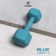 CHAMPS Barbel Dumbbell CH-C 1kg 2kg 3kg Wanita Home Gym Fitness Pastel Anti Guling Nyaman Digunakan