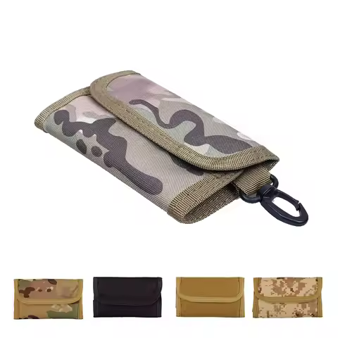 Outdoor EDC Molle Pouch Wallet Waist Fanny Pack Tactical EDC Purse Multifunctional Money Pocket Spor