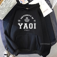 University Of Yaoi Hoodies Springautumn Clothes Anime Hoodie Love Men Sweatshirt Harajuku Sudaderas Kawaii